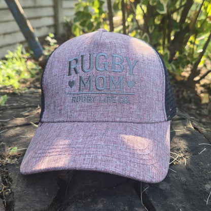 Rugby Mom Snapback Cap