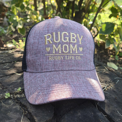Rugby Mom Snapback Cap
