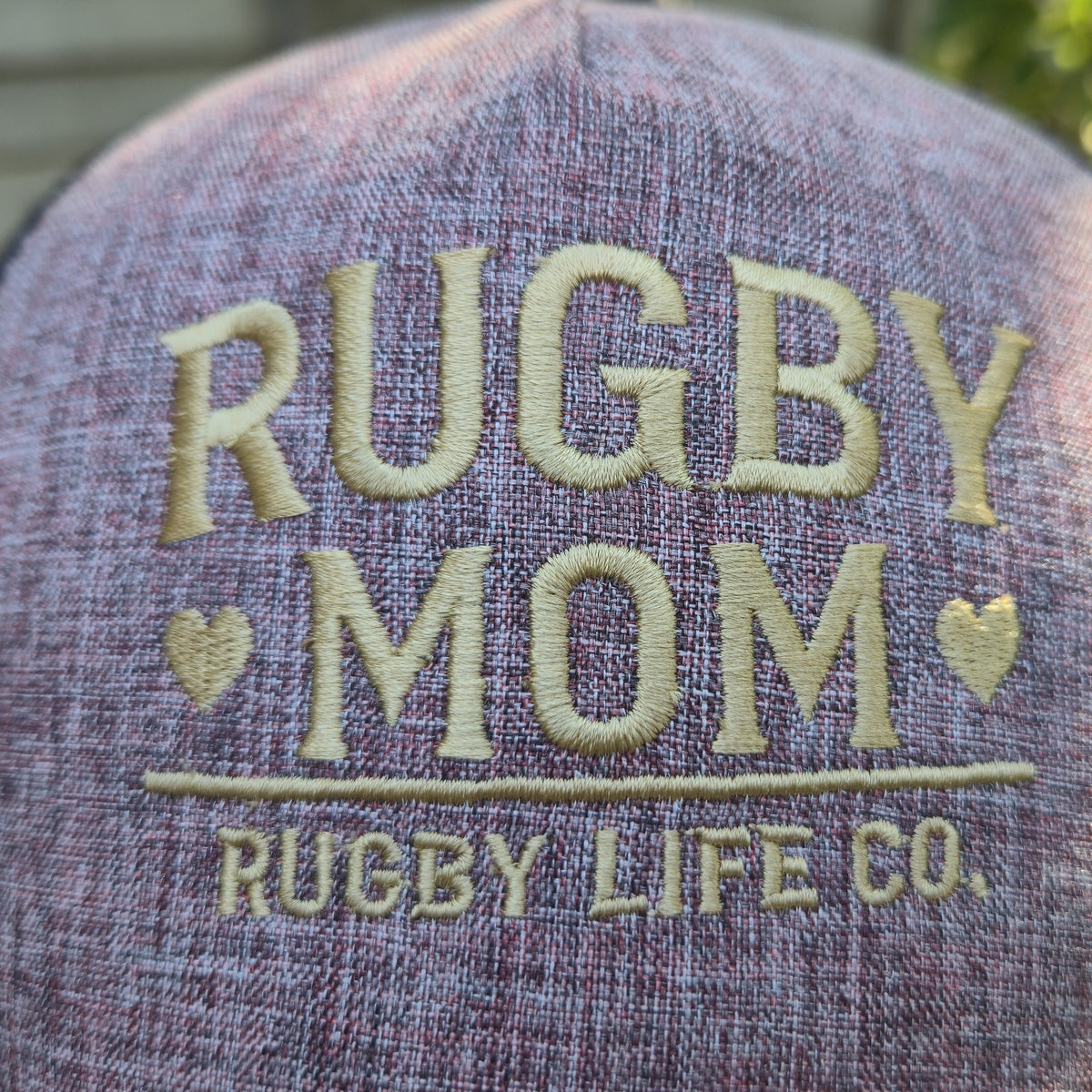 Rugby Mom Snapback Cap