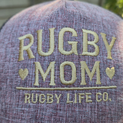 Rugby Mom Snapback Cap
