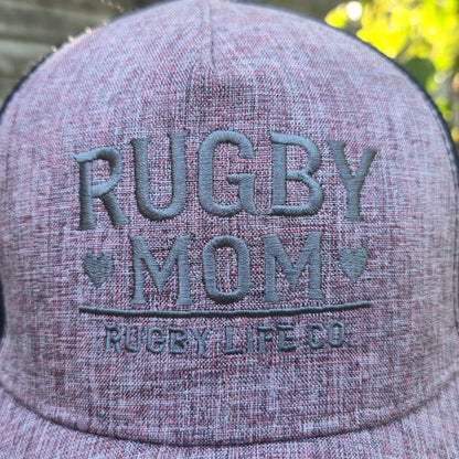 Rugby Mom Snapback Cap