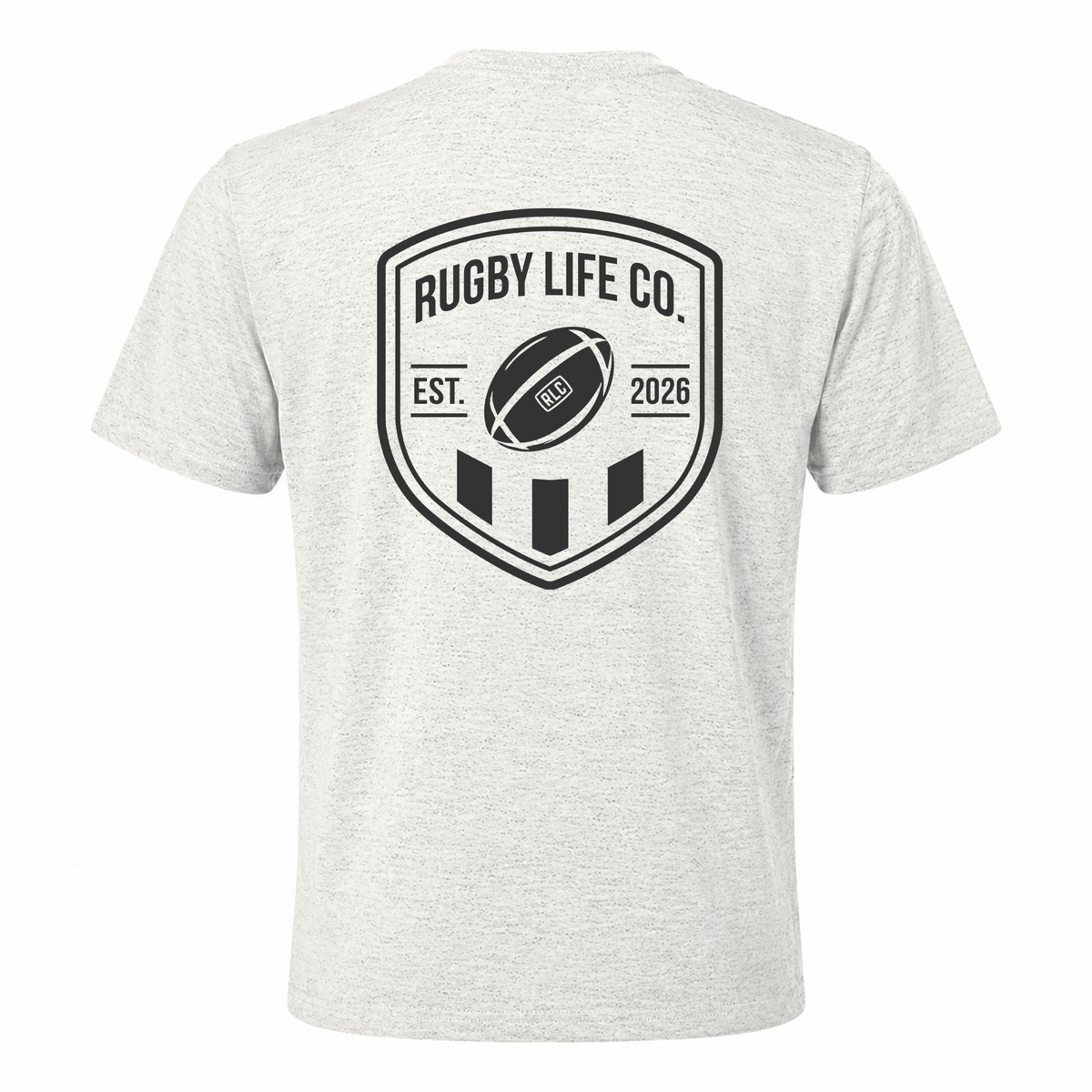 Back View of Rugby Life Co Heritage Tee